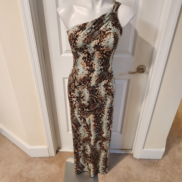 Cache Long Dress Size Small One Shoulder - Picture 1 of 4